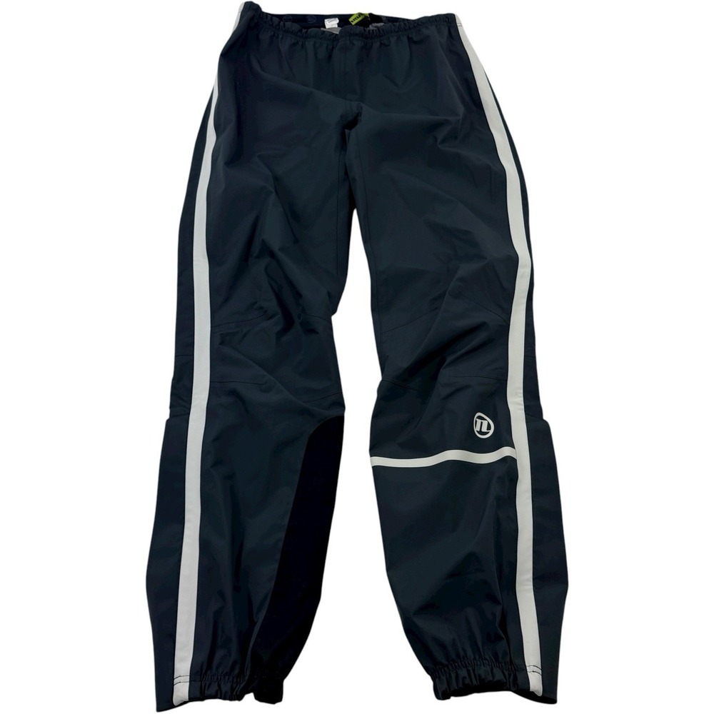 Novara Waterproof Cycling Reflective Pants Gray Elastic Waist Men's Size Small